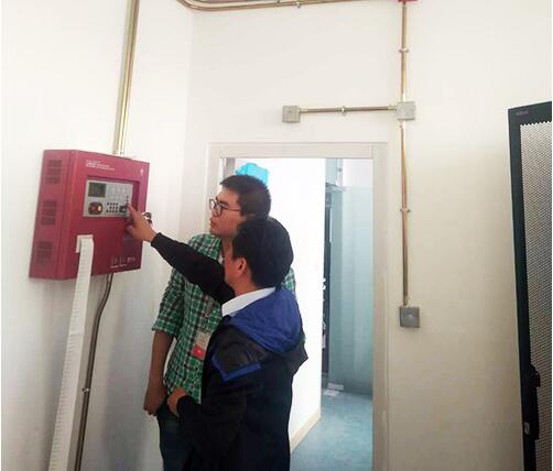 海澱區用友軟件園一外企單位機(jī)房氣體滅火